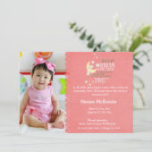 Faire-part fille adoption (Debout devant)