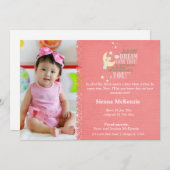 Faire-part fille adoption (Devant / Derrière)