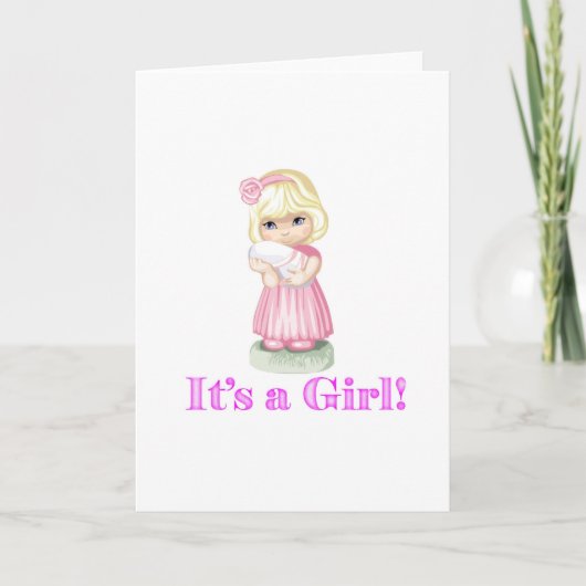 Faire-part Fille d'anniversaire (Devant)