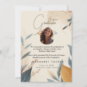 Faire-part Fille diplômée (Devant)