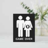 Faire-part Fin du jeu (Debout devant)