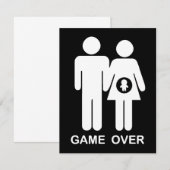 Faire-part Fin du jeu (Devant / Derrière)
