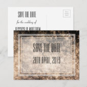 Faire-part Fireworks Enregistrer la date Carte postale (Devant / Derrière)