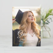 Faire-part Flat Announcement Card (Debout devant)