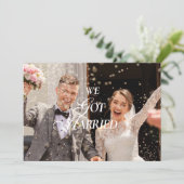 Faire-part Flat Announcement Card (Debout devant)