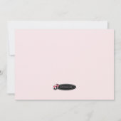 Faire-part Fleur de cerise rose et annonces d'adoption Brown (Dos)