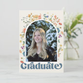 Faire-part fleur sauvage (Debout devant)