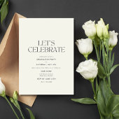 Faire-part Fleur sauvage Photo High School Graduation Party