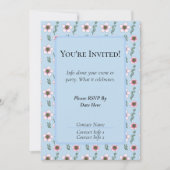 Faire-part Fleurs de Manuka (Devant)