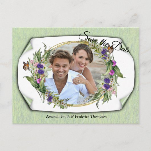 Faire-part Fleurs de printemps écologiques sauvage (Devant)