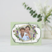 Faire-part Fleurs de printemps écologiques sauvage (Debout devant)