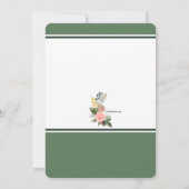 Faire-part floral de couronne victorienne (Dos)