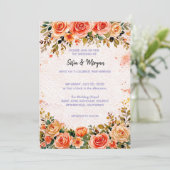 Faire-Part Floral de Mariage (Debout devant)