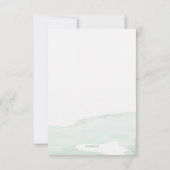 Faire-part floral de sauvegarde de la date (Dos)