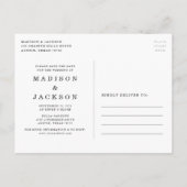 Faire-Part Floral Enchanté (Dos)