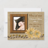 Faire-part floral mignon fait sur commande (Devant)