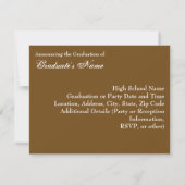 Faire-part floral mignon fait sur commande (Dos)