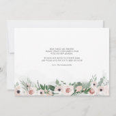 Faire-part Floral Moving Botanique Nouvelle adresse déplacée (Dos)