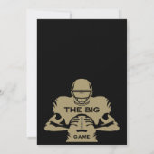 Faire-part Football Big Game TV Watch Party (Dos)