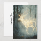 Faire-part Forest Guardian Deer Spirit (Devant / Derrière)