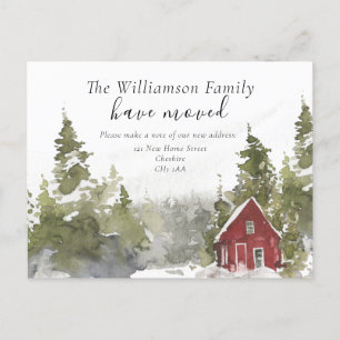 Faire-part Forest Home Changement d'adresse Carte postale