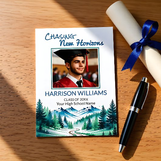 Faire-part Forge Your Own Path Grad Party