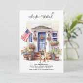 Faire-part Français Chien de taule Patriotique Pet Frenchie M (Debout devant)