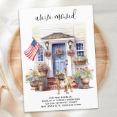 Faire-part Français Chien de taule Patriotique Pet Frenchie M