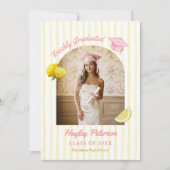 Faire-part Freshly Graduated Lemonade Graduation (Devant)