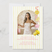 Faire-part Freshly Graduated Lemonade Graduation (Dos)