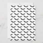 Faire-part Fun Halloween Fête de réchauffement de la maison J (Dos)