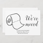 Faire-part Fun Moving Home (Devant / Derrière)