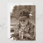 Faire-part Fun Pigeons Oiseaux Homme J'ai déplacé des annonce (Devant)