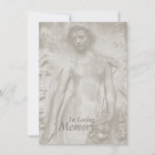 Faire-part funèbre dans la mémoire affectueuse (Devant)