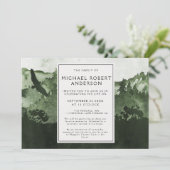 Faire-part funéraire commémoratif de la forêt d'aq (Debout devant)