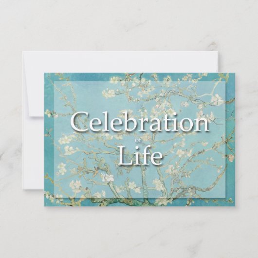 Faire-part funéraire de Blossom Van Gogh (Devant)