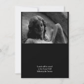 Faire-part funéraire du service commémoratif Angel (Dos)