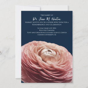 Faire-part funéraire Ranunculus 011124F