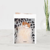 Faire-part Funny Cat Cute Moving Nouvelle adresse (Dos)