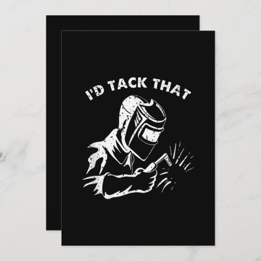 Faire-part Funny Id Tack That (Devant / Derrière)