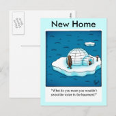 Faire-part Funny New Home Carte postale (Devant / Derrière)