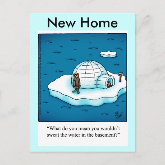 Faire-part Funny New Home Carte postale (Devant)