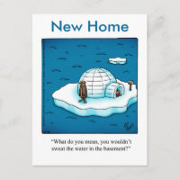 Funny New Home Humour carte postale