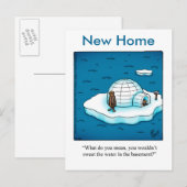Faire-part Funny New Home Humour carte postale (Devant / Derrière)