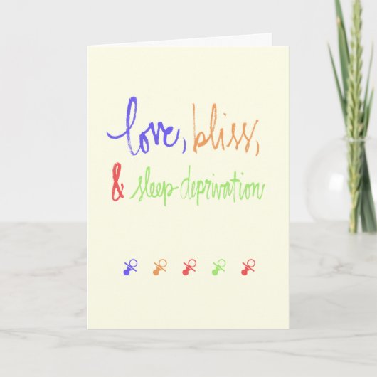 Faire-part Funny Welcome Baby Card (Devant)