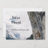 Faire-part Funny Weve Déplacé Nouvelle Adresse Cliff House (Devant)