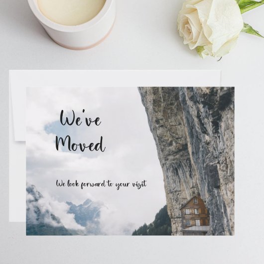 Faire-part Funny Weve Déplacé Nouvelle Adresse Cliff House