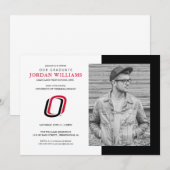 Faire-part Futur diplômé des Mavericks de l'UNO (Devant / Derrière)