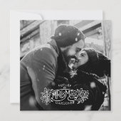 Faire-part Futur M. & Mme fiançailles d'hiver mistletoe (Devant)