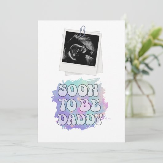 Faire-part Futur Papa Annonce de Grossesse Drôle pour Nouvea (Debout devant)